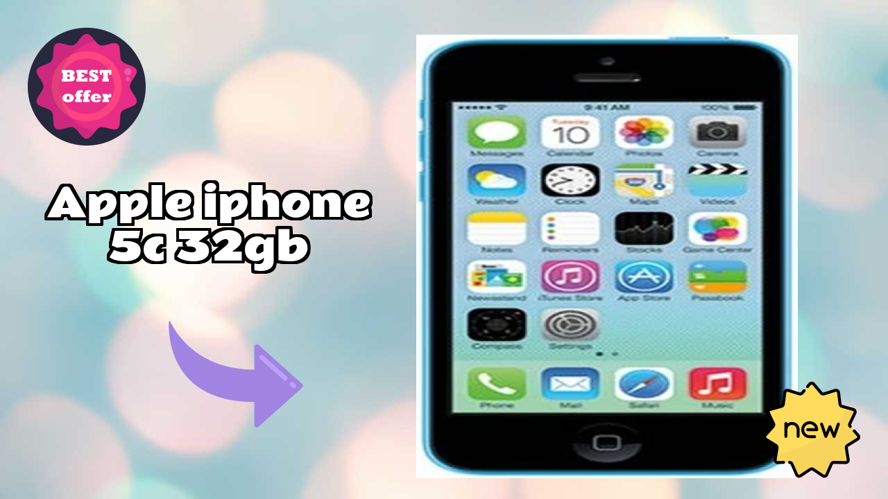 Apple IPhone 5c 32GB Camera Quality: 1.2 MP Front Camera Selfie