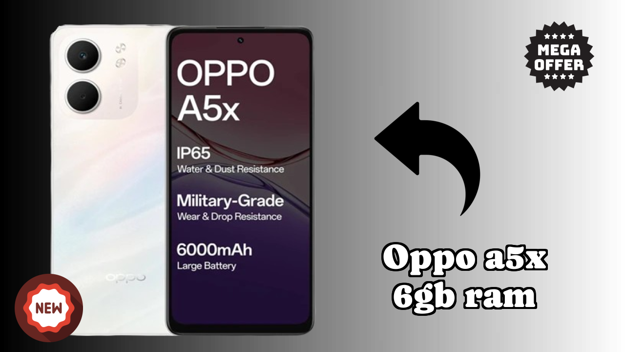 OPPO A5x 6GB RAM Display Review: 6.67 Inches (16.94 Cm) Screen Quality